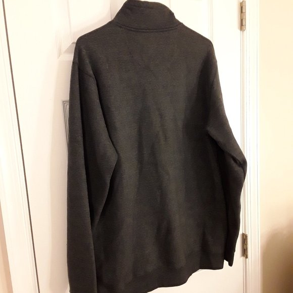 Mountain Ridge Mens 1/4 Zip Pullover sweatshirt AL charcoal color, never worn - Picture 6 of 8